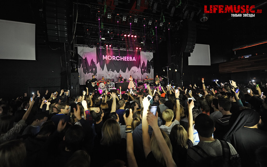 Фото 28. Концерт группы Morcheeba в Москве в 2014 году.
